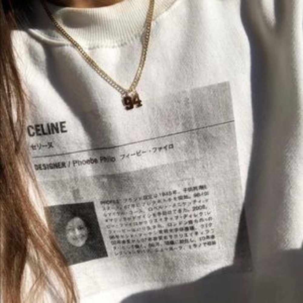 SOLD Sporty & Rich Celine Phoebe Philo Sweatshirt - Picture 4 of 4